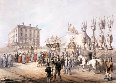 Copenhagen Fields, Islington, Lontoo, 1855 tekijältä T Turner