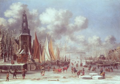 Talvimaisema Amsterdamissa tekijältä T. and Storck, A. Heeremans