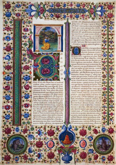 Incipit Profeetta Hoosean kirjasta, Borso d