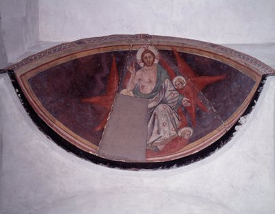 Kristus kirkkaudessa (fresko tekijältä Taddeo di Bartolo