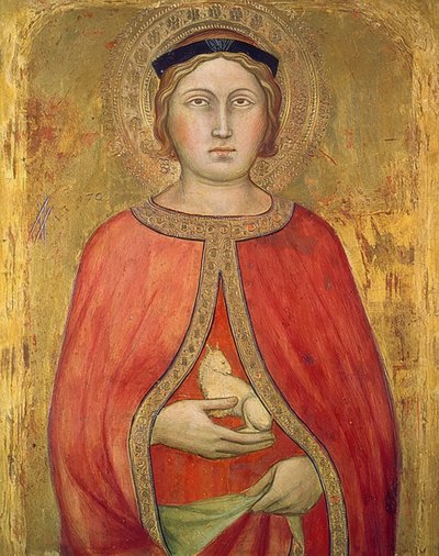 Pyhä Agnes tekijältä Taddeo di Bartolo
