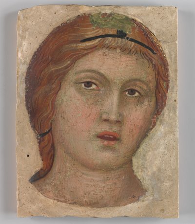 Enkelin pää koko kasvoilla, n. 1397. tekijältä Taddeo di Bartolo