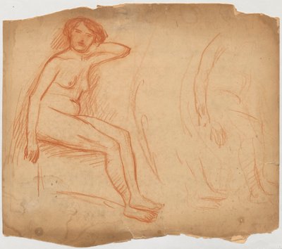 Studie einer sitzenden Frau tekijältä Tadeusz Makowski
