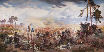 Grunwaldin taistelu, 1910 tekijältä Tadeusz Popiel