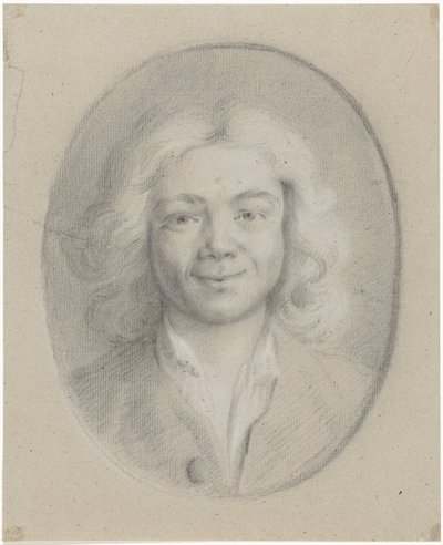 hymyilevä nuori mies tekijältä Tako Hajo Jelgersma (attributed to)