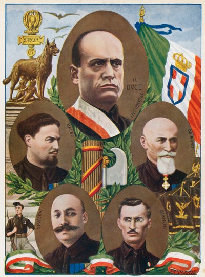 Il Duce ja Quadrumviraatti tekijältä Tancredi Scarpelli