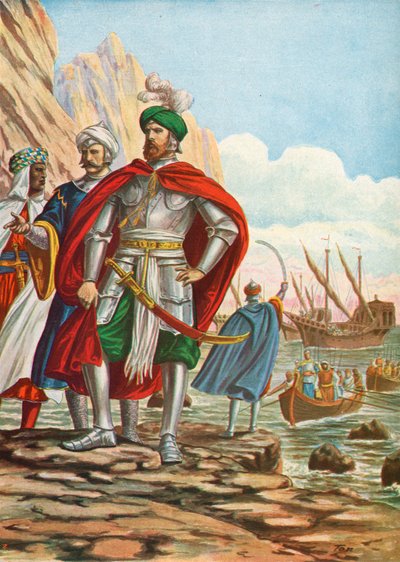 Mustafa laskeutui Kyproksen saarelle vuonna 1570 tekijältä Tancredi Scarpelli