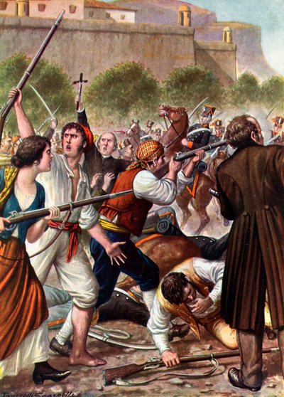 Palermon kapina 1820 tekijältä Tancredi Scarpelli