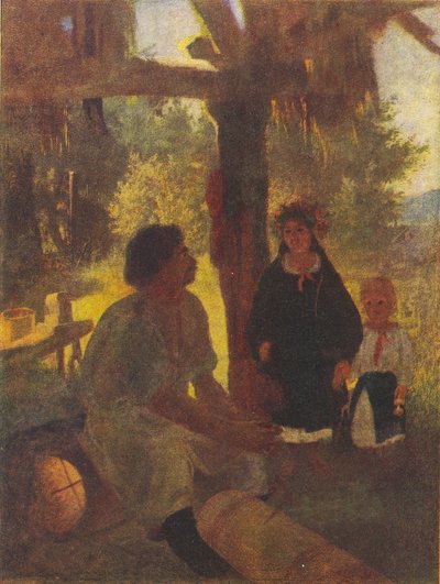 Ukrainan:  Ukrainan kieli: Mehiläispesällä. tekijältä Taras Shevchenko