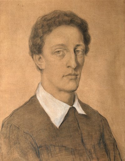 Runoilija Alexander Blokin muotokuva, 1880-1921, 1906. tekijältä Tatyana Nikolaevna Gippius