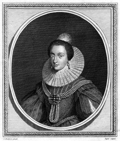 Elizabeth, ruotsalainen Palatine ja Böömin kuningatar, 1787. tekijältä Taylor