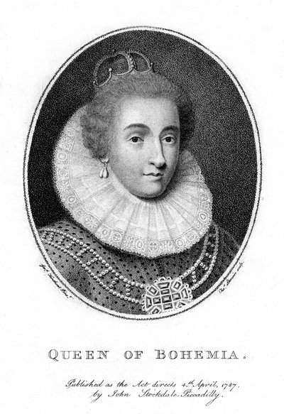 Elizabeth, ruotsalainen Palatine ja Böömin kuningatar, 1787. tekijältä Taylor