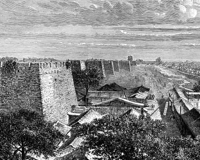 Pekingin vanhan kaupungin muurit, Kiina, 1800-luku tekijältä Taylor