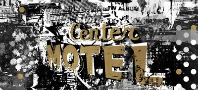 Center Motel, 2015 (kollaasi kankaalle) tekijältä Teis Albers