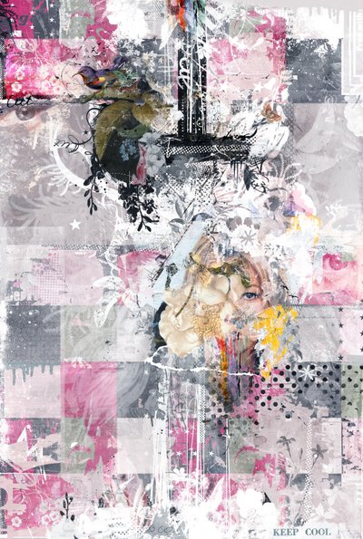 Nature Patchwork, 2016 (kollaasi kankaalle) tekijältä Teis Albers