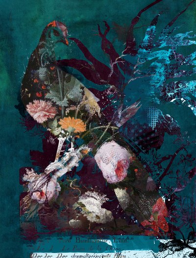 Wildness, 2018 (sekoitettu media kankaalle) tekijältä Teis Albers