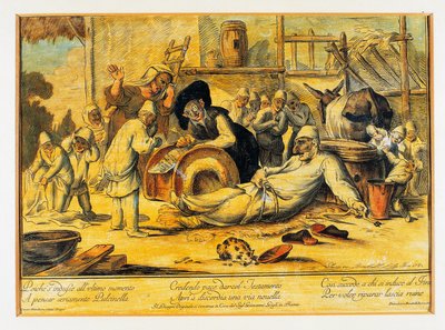 Pulcinellan valmistustahto tekijältä Blaise Nicolas Le Sueur