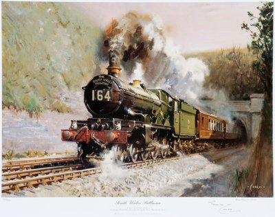Etelä-Walesin Pullman, noin 1971 (painokuva). tekijältä Terence Cuneo