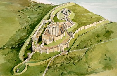 Doverin linna, c1300, c1990-2010 tekijältä Terry Ball