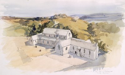 Kirkham Priory, North Yorkshire, 1989 finlandès tekijältä Terry Ball