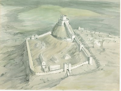 Launceston Castle, Weston Road, Launceston, Cornwall, 1980-1989. tekijältä Terry Ball