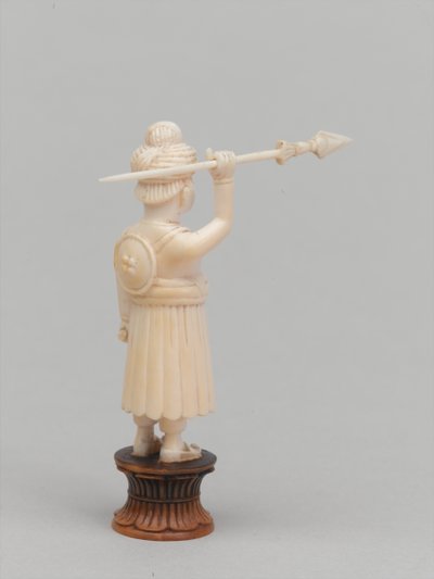 Musta sotilas, shakkinappula, Intia, 1820 noin tekijältä Tessier