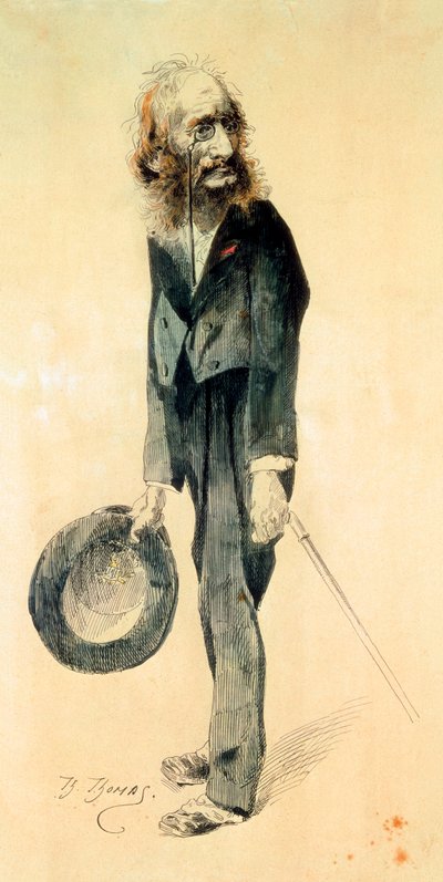 Jacques Offenbachin muotokuva tekijältä Th. Thomas