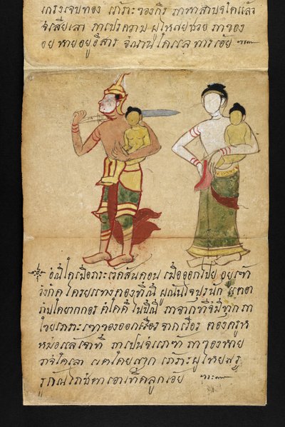 Tai. 16482, f.13 "Satra"  Ennakoinnista ja neuvoista onnelliseen ja terveelliseen elämään (taittokirja) tekijältä Thai School