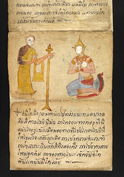 Tai. 16482, f.49 "Satra"  Ennakoinnista ja neuvoista onnelliseen ja terveelliseen elämään (taittokirja) tekijältä Thai School