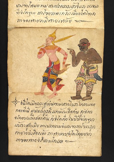 Tai. 16482, f.55 "Satra"  Ennakoinnista ja neuvoista onnelliseen ja terveelliseen elämään (taittokirja) tekijältä Thai School