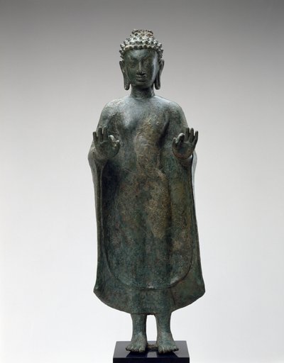 Pysyvä Buddha, 800-luvun loppu (pronssi) tekijältä Thai School