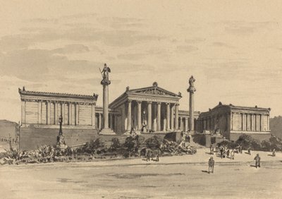 Akatemia, 1890. tekijältä Themistocles von Eckenbrecher