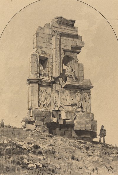 Philopappoksen muistomerkki, 1890. tekijältä Themistocles von Eckenbrecher