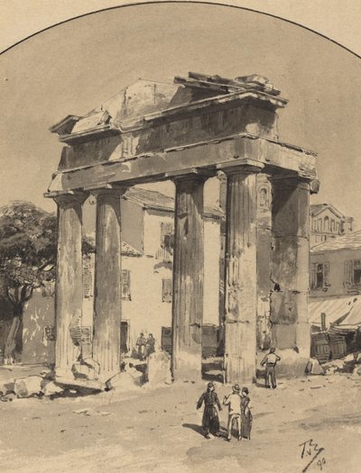 Old Market Gate, 1890. tekijältä Themistocles von Eckenbrecher