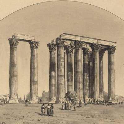 Olympolaisen Zeuksen temppeli tekijältä Themistocles von Eckenbrecher