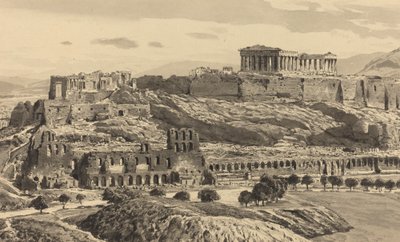 Näkymä Akropolikselle tekijältä Themistocles von Eckenbrecher