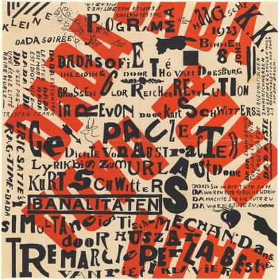Pieni Dada-ilta tekijältä Theo van Doesburg and Kurt Schwitters