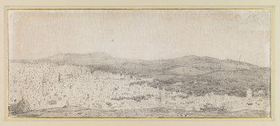 Näkymä Fèsin kaupunkiin tekijältä Théo van Rysselberghe