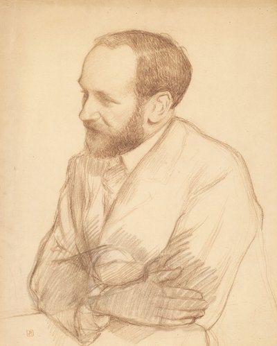 Henri Ghéonin muotokuva tekijältä Théo van Rysselberghe