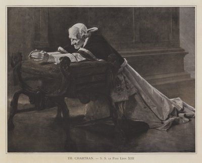 Paavi Leo XIII (litho) tekijältä Theobald (after) Chartran