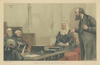 Lordit Northbrook, Granville, Selbourne ja Salisbury. tekijältä Theobald Chartran