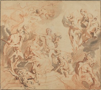 Antwerpen siunattu runsaudella tekijältä Theodoor van Thulden