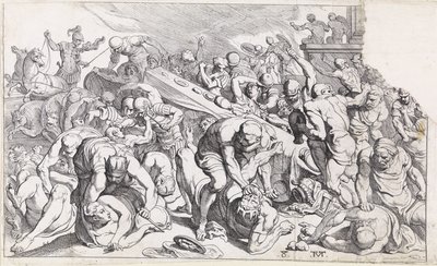 Agamemnonin ja Cassandran murha The Labors of Odysseus (sarjan nimi) tekijältä Theodoor van Thulden