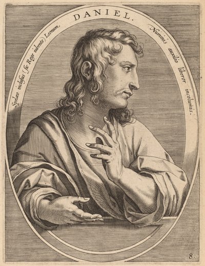 Daniel tekijältä Theodor Galle after Jan van der Straet
