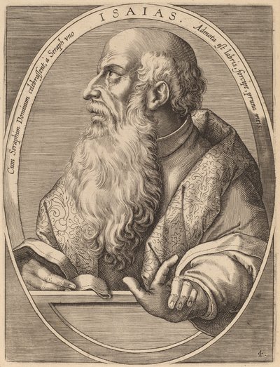Isaiah tekijältä Theodor Galle after Jan van der Straet