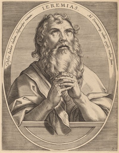 Jeremiahfinnish tekijältä Theodor Galle after Jan van der Straet