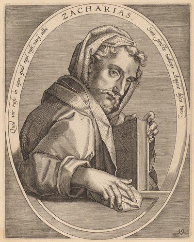 Zaccarias tekijältä Theodor Galle after Jan van der Straet