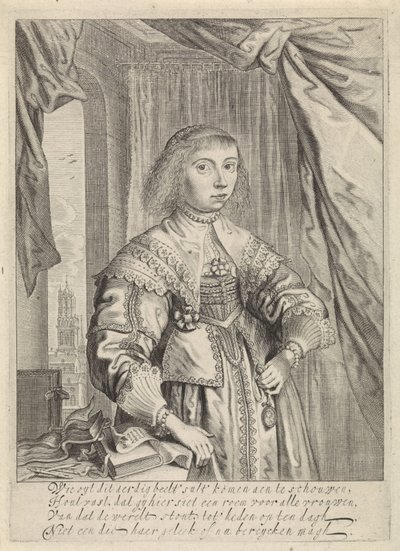 Anna Maria van Schurmanin muotokuva tekijältä Theodor Matham
