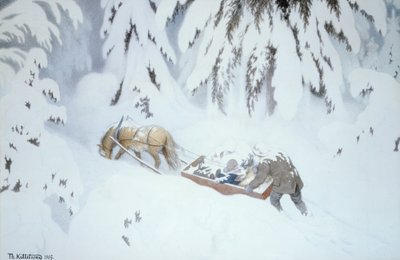Joulu peikko tekijältä Theodor Severin Kittelsen