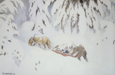 Joulutroll tekijältä Theodor Kittelsen